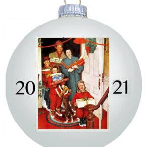 Norman Rockwell 2021 Christmas Ornament