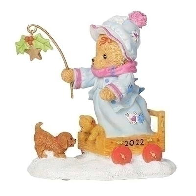 Cherished Teddies Christmas 2022 Cherished Teddies 2022 Dated Christmas Figurine - Collectibleshopping.com