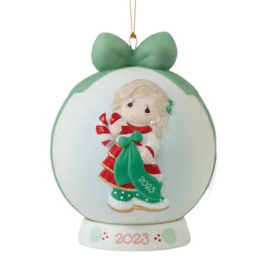 Precious Moments Baby’s 1st Christmas 2023 Dated Girl Ornament