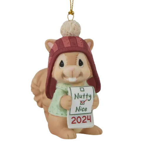 Precious Moments 2024 Animal Christmas Ornament