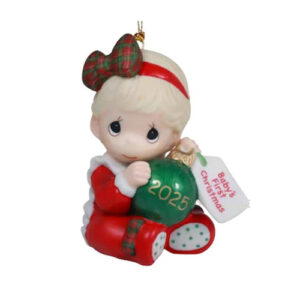 Precious Moments Babys First Christmas 2025 - Girl