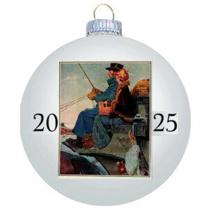 Norman Rockwell 2025 Christmas Ball Ornament